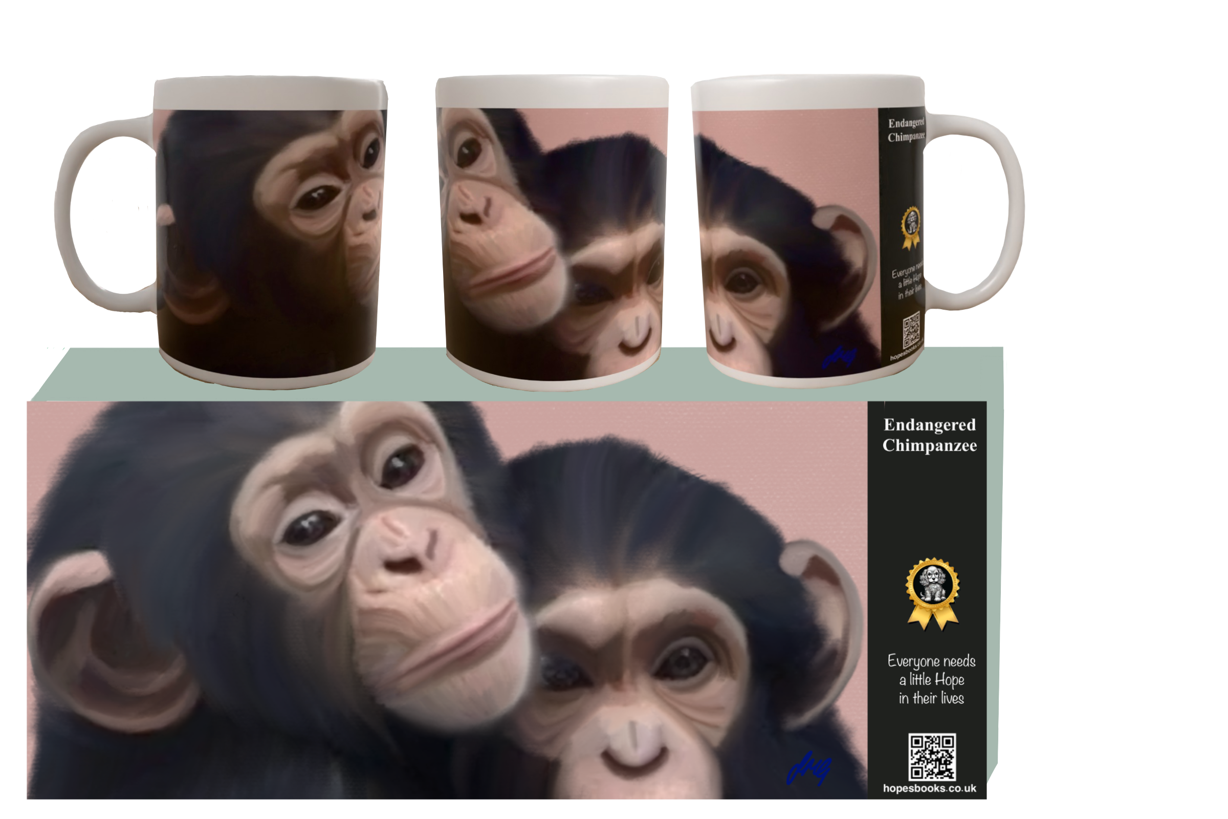 Endangered Chimpanzee Mug