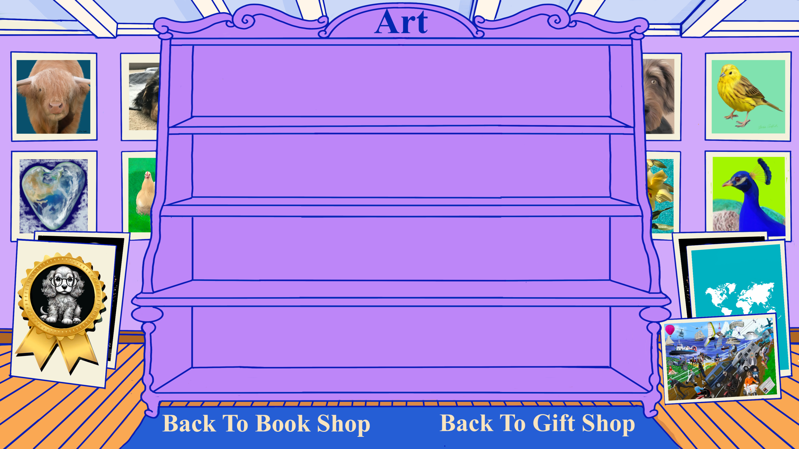 Hope's Wall Art Room